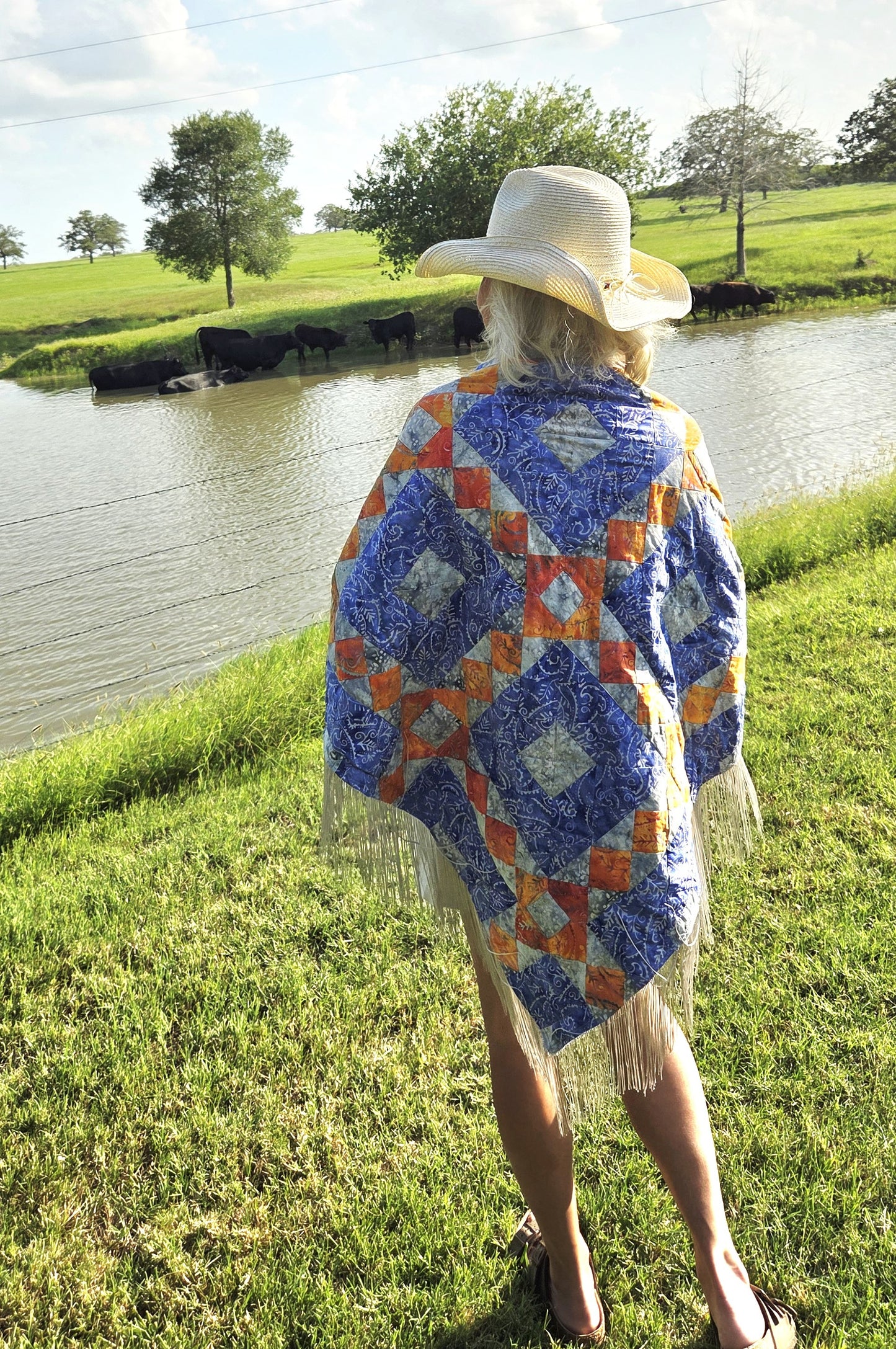 Mango Beach Quilted Shawl Pattern (PDF ONLY)