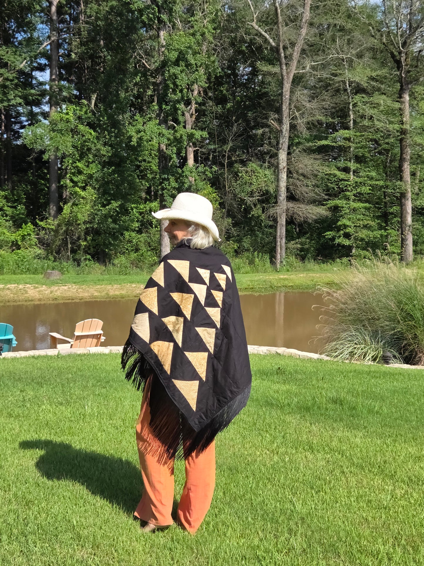 Fly, Geese, Fly Quilted Shawl Pattern (PDF ONLY)