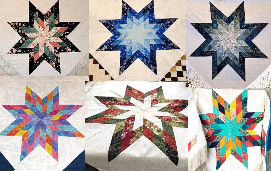 Lone Star Quilted Shawl Pattern (PDF ONLY)