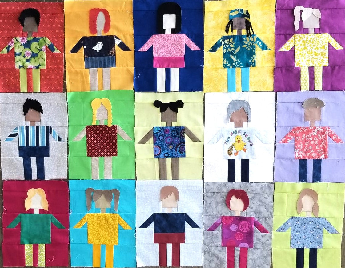 x Playground Friends Quilt Blocks Pattern (PDF ONLY)