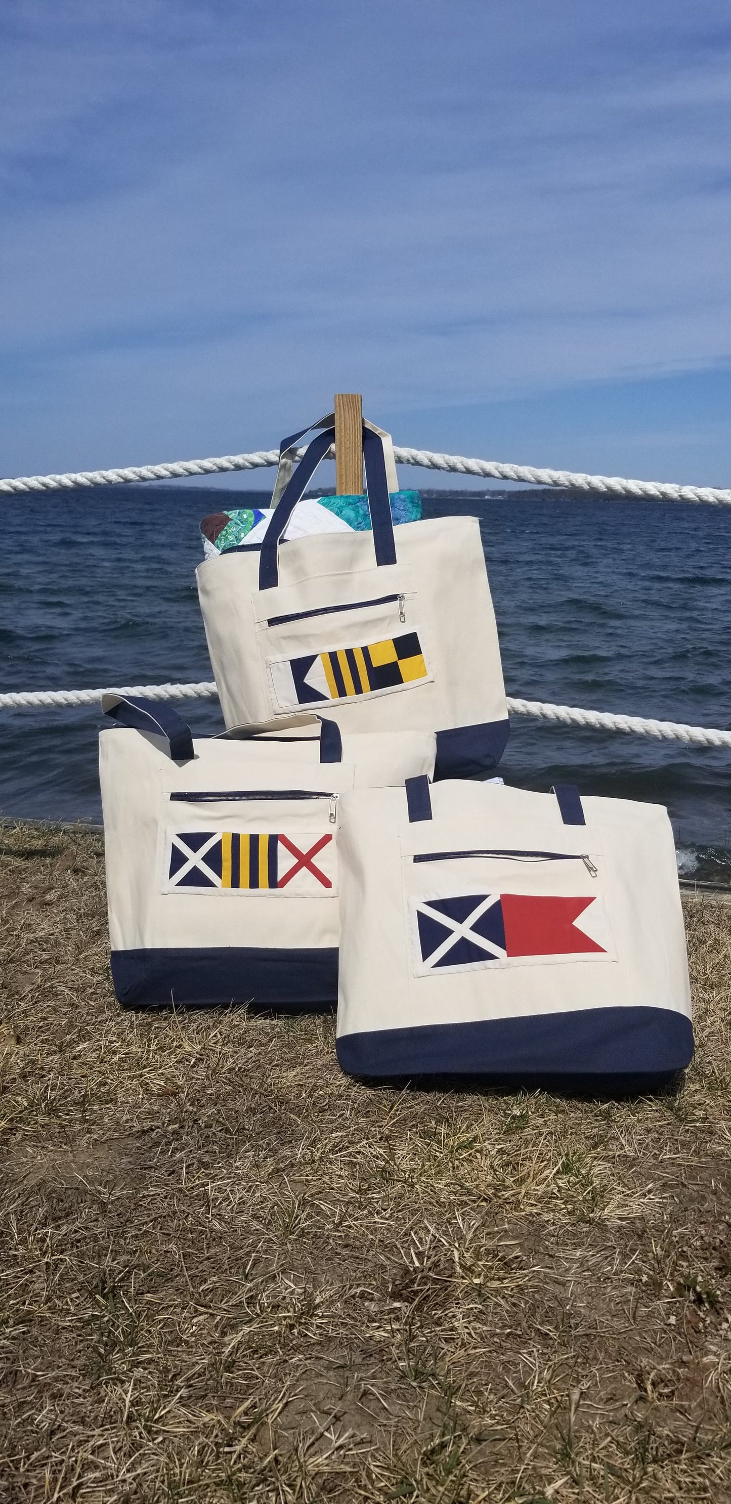 x Nautical Flags Mini Quilt Blocks Pattern (PDF ONLY)