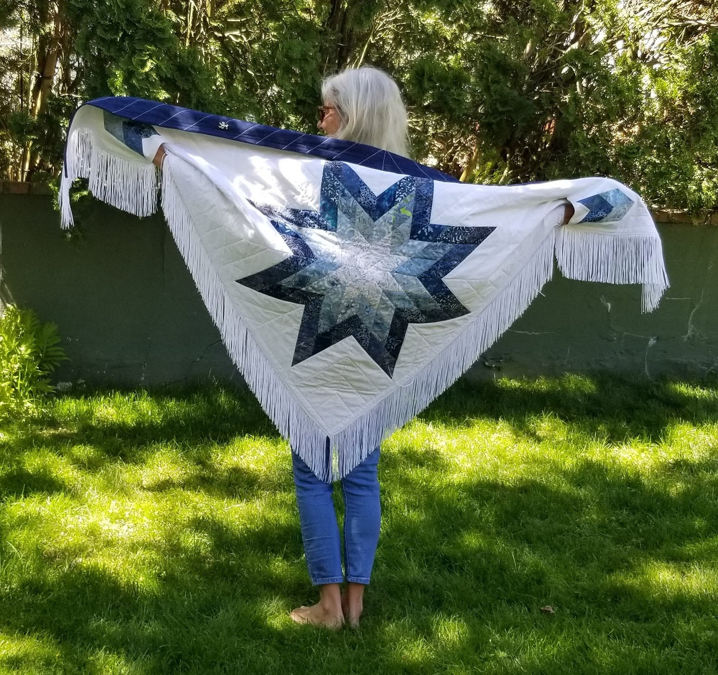 Lone Star Quilted Shawl Pattern (PDF ONLY)