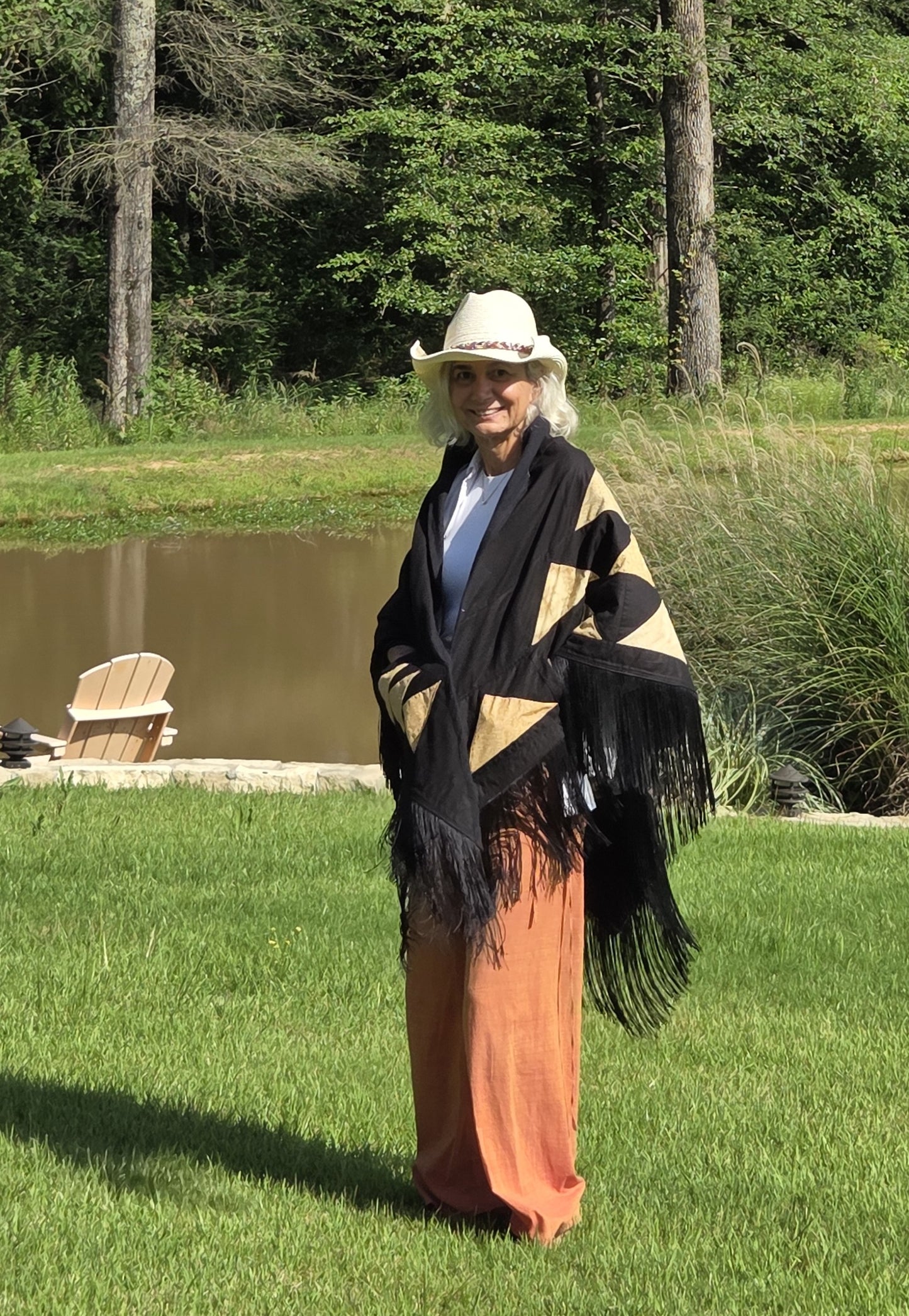 Fly, Geese, Fly Quilted Shawl Pattern (PDF ONLY)
