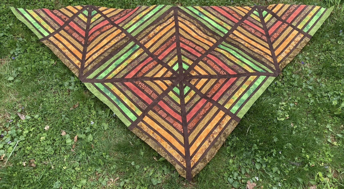 Ana's Web Quilted Shawl Pattern (PDF ONLY)