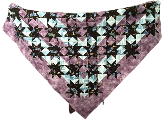 Wrapped in Stars Quilted Shawl Pattern (PDF ONLY)