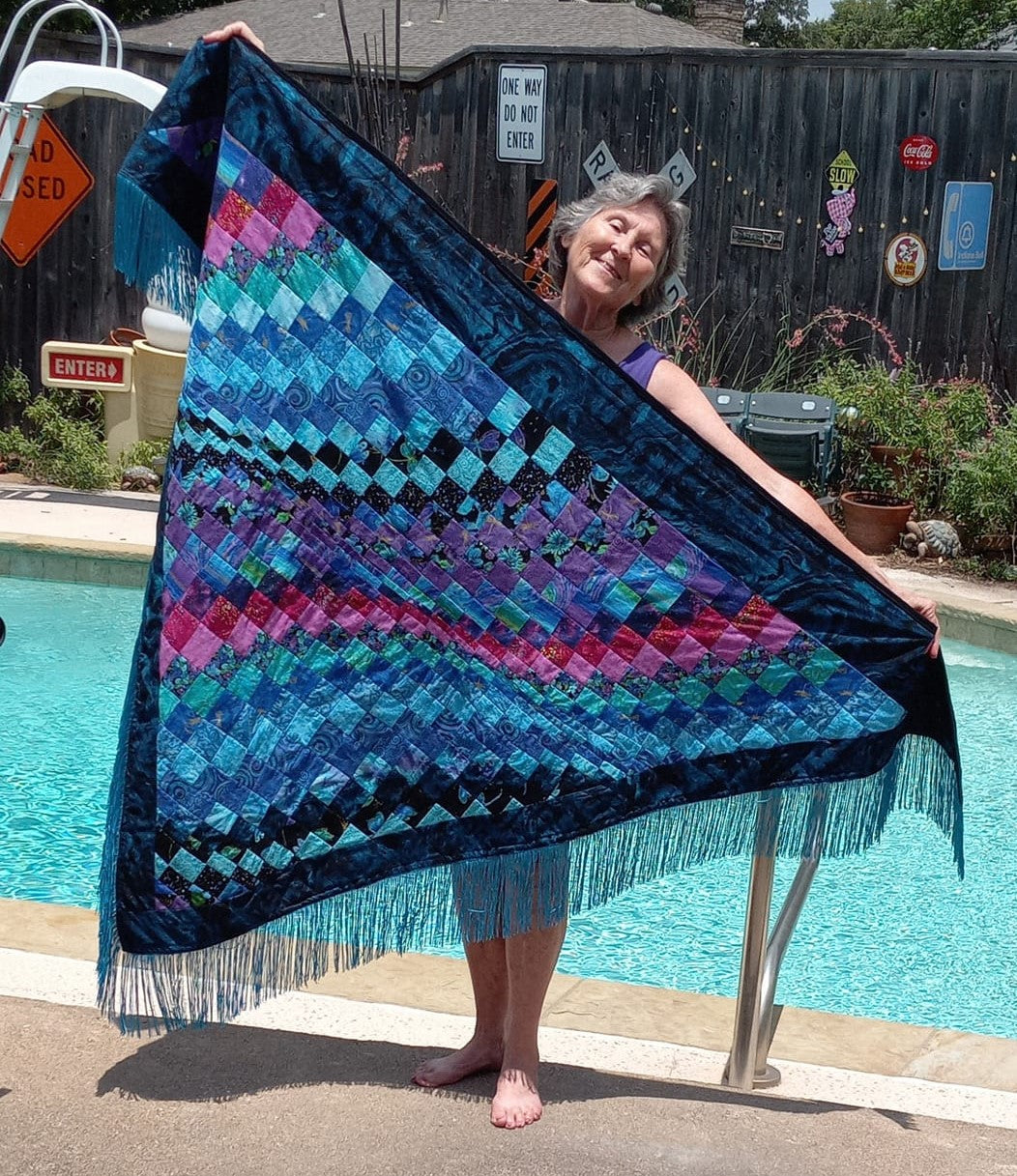 Bargello Quilted Shawl Pattern (PDF ONLY)