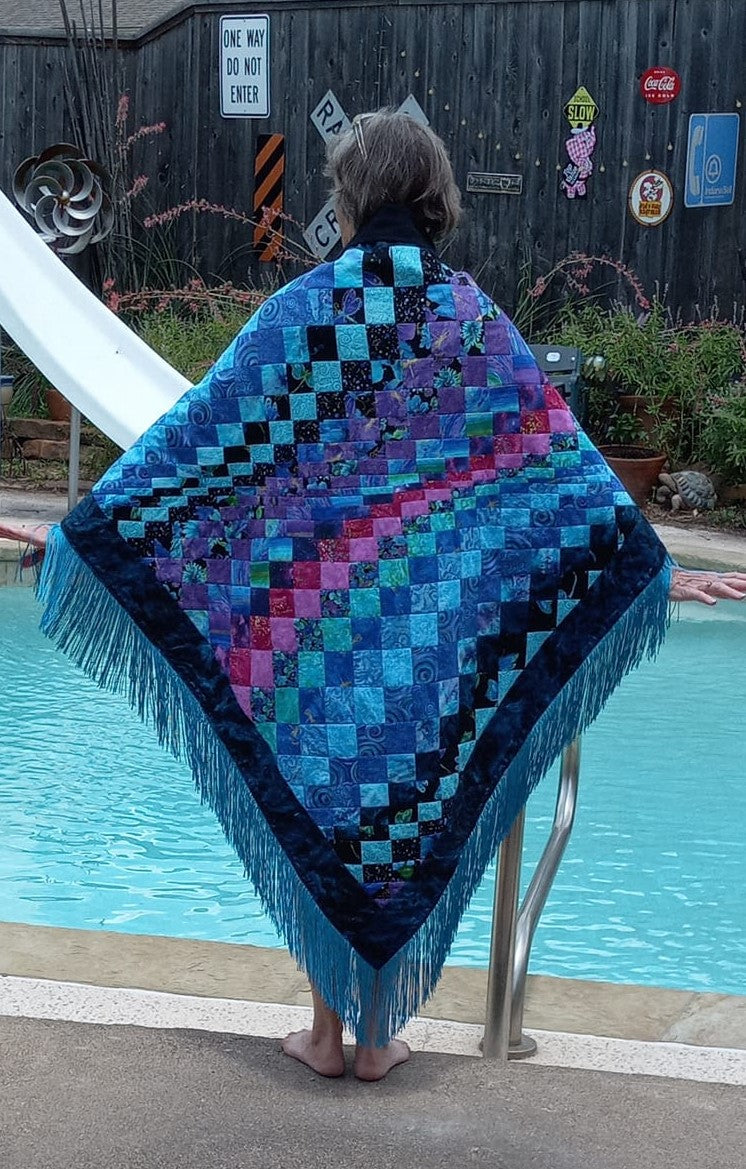 Bargello Quilted Shawl Pattern (PDF ONLY)