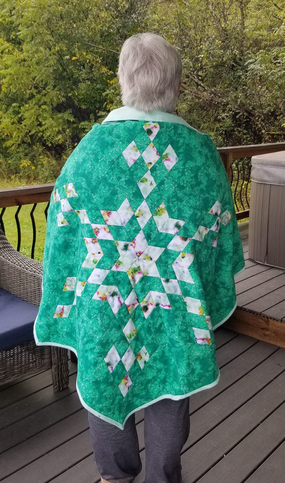 Northern Star Quilted Shawl Pattern by Ana Galan (PDF ONLY)