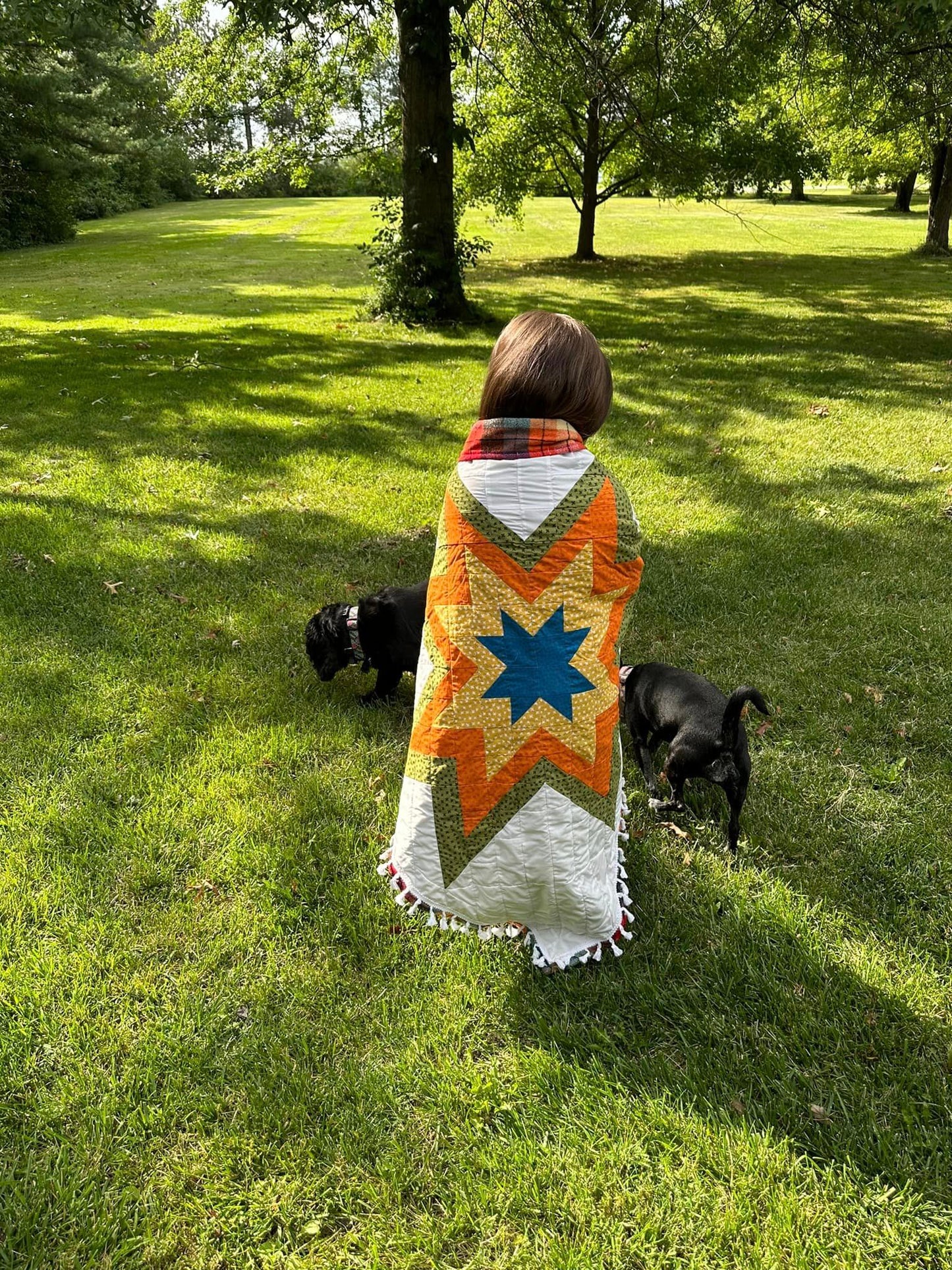 Sunshine Quilted Shawl Pattern (PDF ONLY)