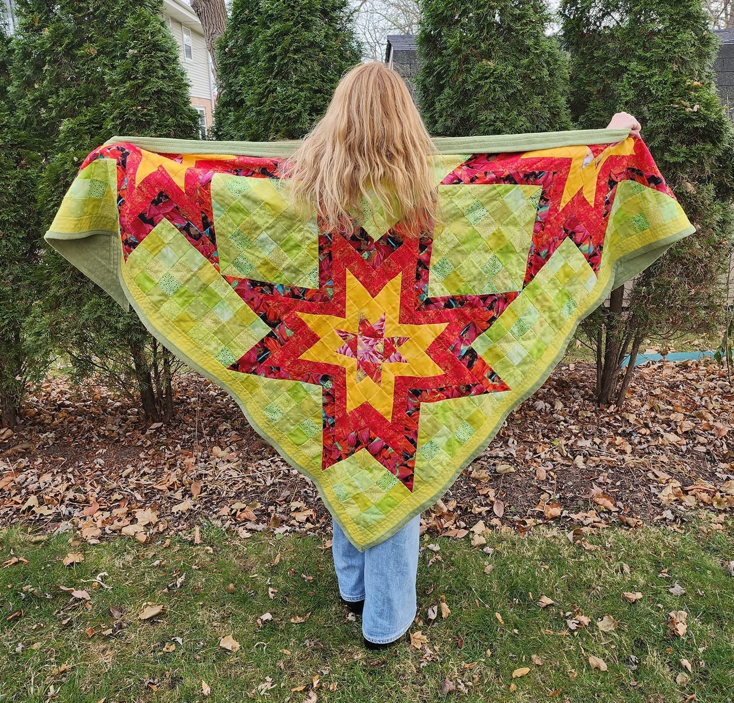 Sunshine Quilted Shawl Pattern (PDF ONLY)