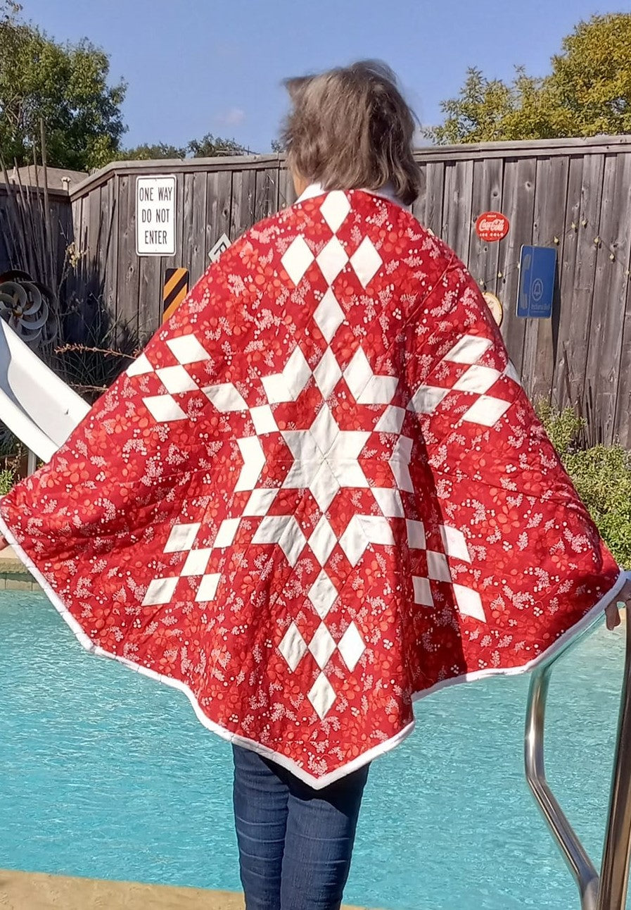 Northern Star Quilted Shawl Pattern by Ana Galan (PDF ONLY)