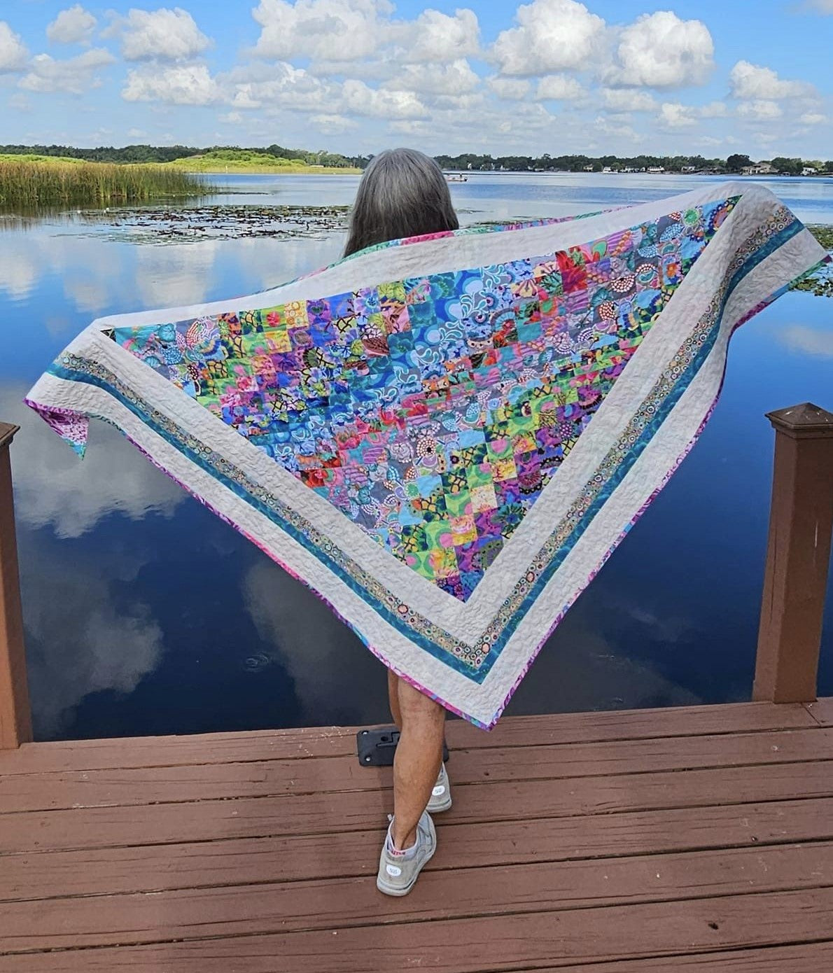 Bargello Quilted Shawl Pattern (PDF ONLY)